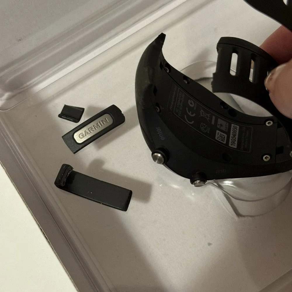 Garmin Forerunner 405 GPS Watch with Heart Rate Monitor OPEN BOX *BAND BROKEN